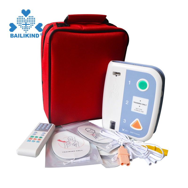 Uyisebenzisa njani i-AED Trainer Automated External Defibrillator Ukufundisa uNcedo lokuQala UQeqesho loNcedo lokuQala kwi-CPR yeSixhobo sokuFundisa ngeelwimi ezimbini