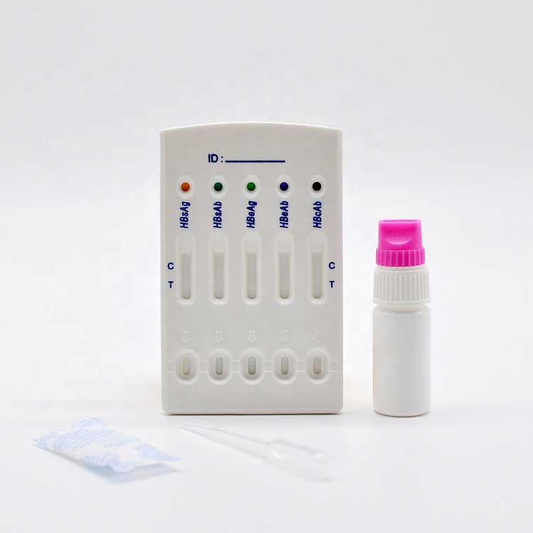 Hbsag Hbsab Hbeag Hbeab Hbcab 5 kwi-1 Hbv Combo Test Kit