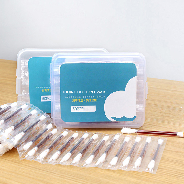 Iodine yeCotton Swab